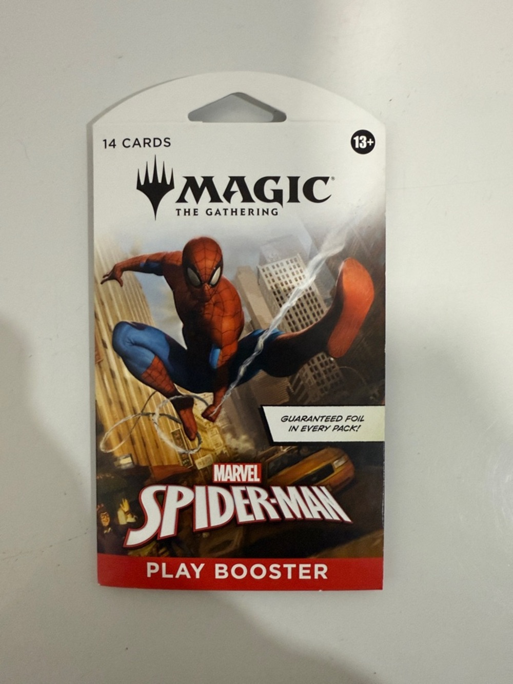 Magic: The Gathering Marvel Spider-Man Play Booster Sleeve - Red/Blue